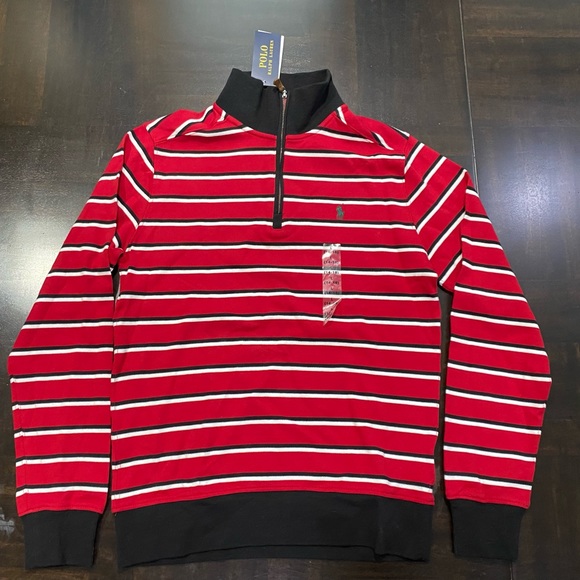 Polo Ralph Lauren Other - Size L (14-16)Polo Ralph Lauren Striped Boys Half Zipper Long Sleeve Shirt